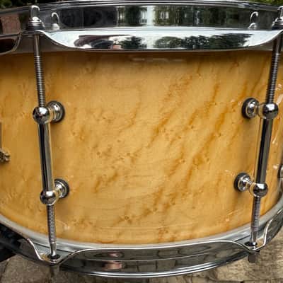 Ludwig LS403CAN150 Canada 150th Anniversary Edition 1867-2017 6.5x14 Birdseye Maple 10 PLY Classic Maple - Gloss Lacquer Snare Drum MINT image 5