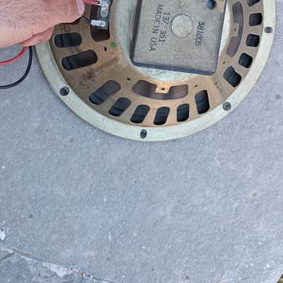 CTS 1962 Fender Princeton Tuxedo speaker- Tested and fully working! image 11