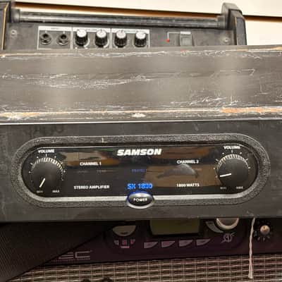 Samson SX1800 Stereo Power Amplifier – 1800W – Rackmount – Used image 4