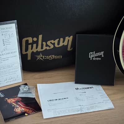 Gibson Custom Shop Les Paul 1968 Custom Fire Tiger Aus Erstbesitz, Flamed Top, nur 4,24kg, div. Upgrades! 2010 - Red Fire Tiger Flame image 21
