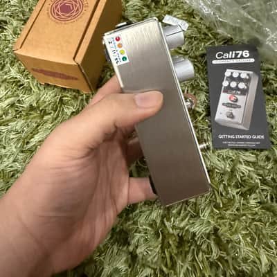 Origin Effects Cali76 Compact Deluxe Compressor Limited Edition - 10th Anniversary 2022 - Laser Engraved Silver image 6