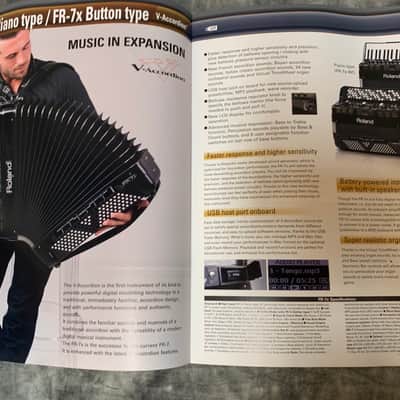 Roland Catalog 2009 V-Drum VE-20 FRV-1 image 3