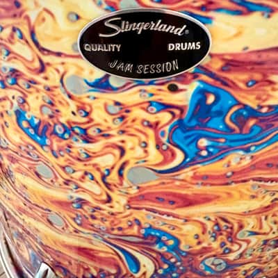 Slingerland Cocktail set Vintage Jam Seasion Late 50’s- 60’s - Custom wrapped image 3