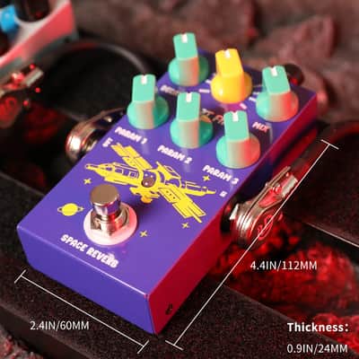Digital Reverb Guitar Pedal with 9 Modes Reverb Effects image 1