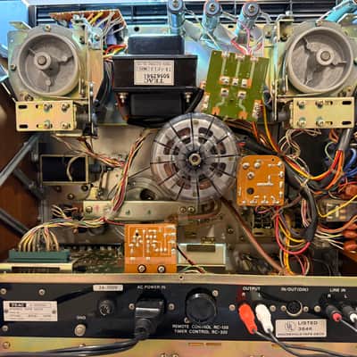 TEAC A-3300SX 1/4" 4-Track Reel to Reel Tape Recorder 1970s - Silver image 12