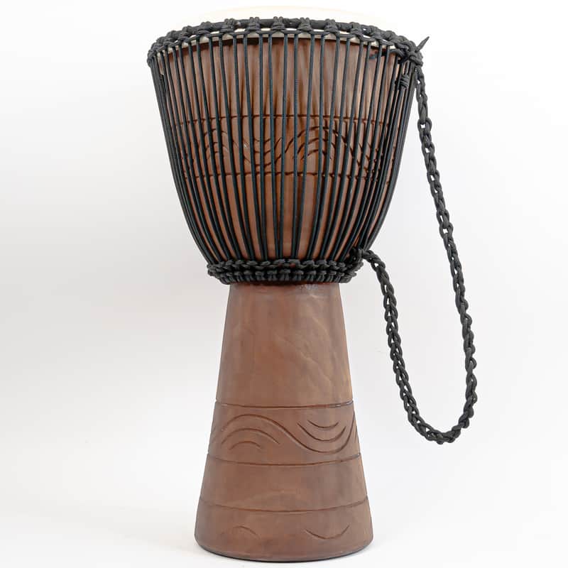 Meinl Percussion African Style Rope-tuned Djembe - 10 inch - Light Brown image 1