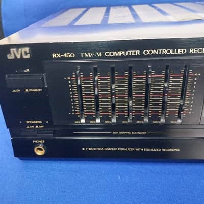 Vintage JVC RX-450 Computer Controlled Receiver w/ 7 Band Equalizer image 3