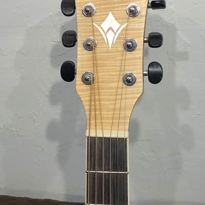Washburn AG40CEK Grand Auditorium Spruce Top Flame Maple 6-String Acoustic-Electric Guitar w/Hard Case image 13