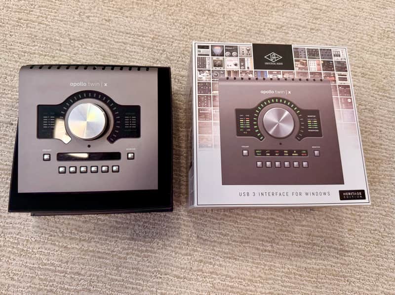 Universal Audio Apollo Twin X USB Heritage Edition — Like New, w/ Bonus UAD-2 DUO PCIe Card image 1