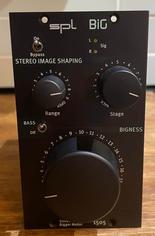 SPL 1505 BiG 500-Series Stereo Image Bigger Maker Module 2023 - Black image 1