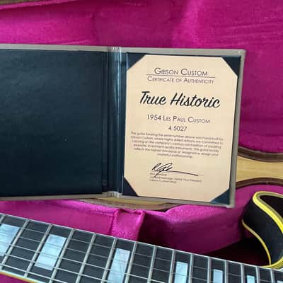 Gibson Les Paul custom 1954 true Historic Black image 6
