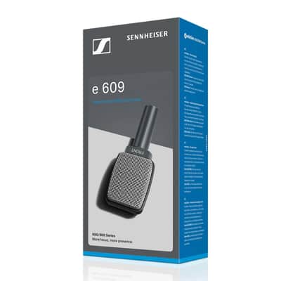 Sennheiser e 609 Silver Microphone Stereo Pair Bundle with 20-Foot XLR Cables image 4