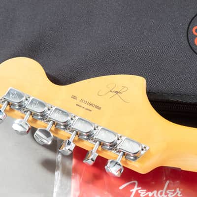 2021 Fender Japan MIJ Michiya Haruhata Stratocaster Trans Pink Flame Top image 8