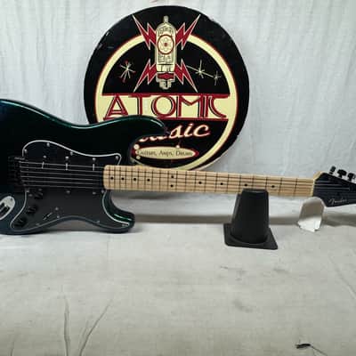 Fender Special Edition FSR Flip Flop Standard Stratocaster Guitar - upgraded! 2004 - Green-Blue image 1