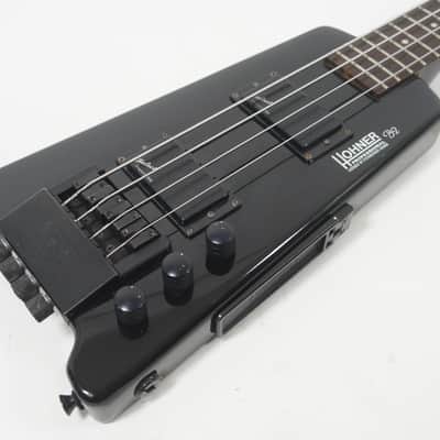 HOHNER B2 Headless Bass Licensed by STEINBERGER Black Made In Japan image 2