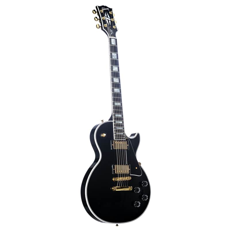 Gibson Les Paul Custom Ebony Gloss - Custom Electric Guitar image 1