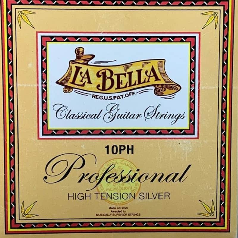 La Bella 10PH High Tension Silver Classical Strings image 1