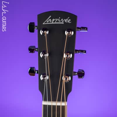 2023 Larrivee P-03 Mahogany Lefty Parlor Guitar Natural image 5