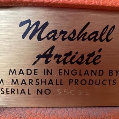 Marshall Artisté 1974 orange Bild 2