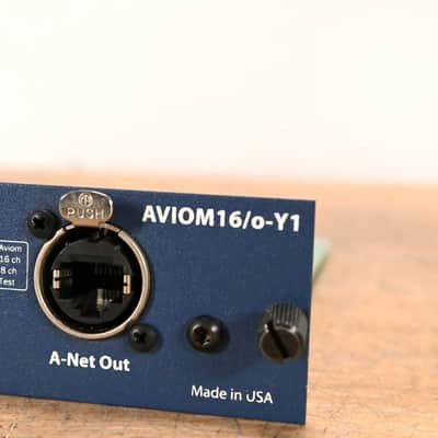 Aviom 16/o-Y1 A-Net Card for Yamaha Digital Products CG01T4E image 4