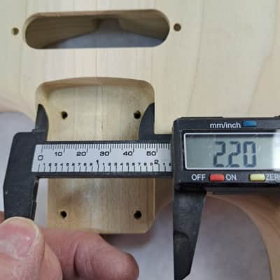 Unfinished Poplar SSS Hardtail guitar body - fits Fender Strat Stratocaster necks J2281 image 9