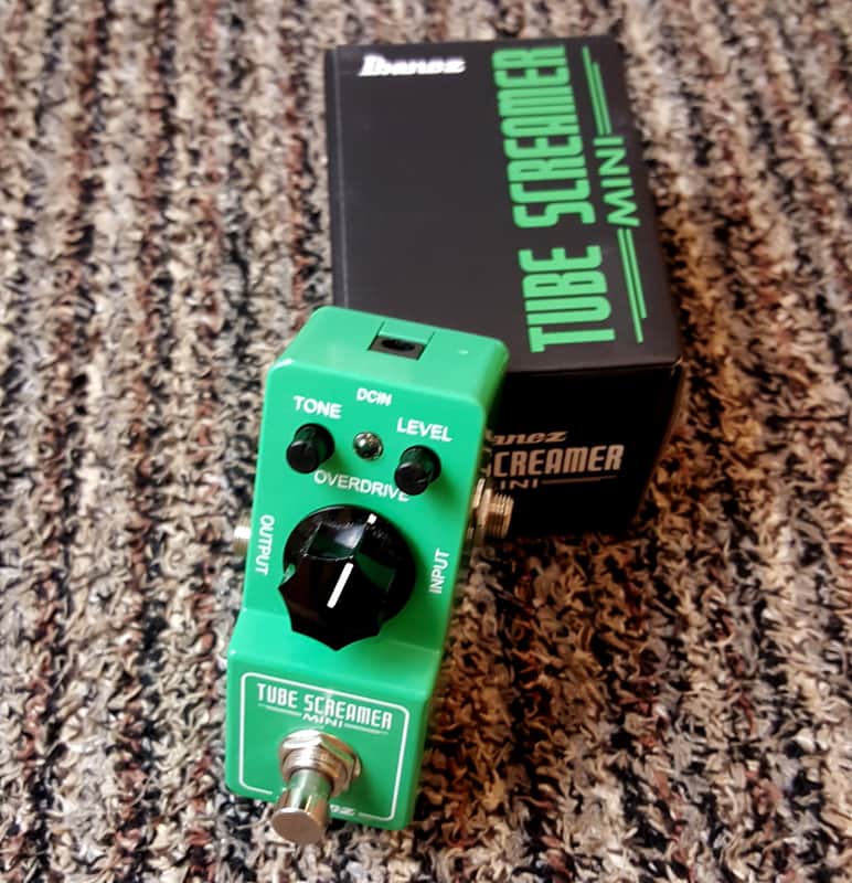 Ibanez Tube Screamer Mini pedal with original box and instructions in very good condition image 1