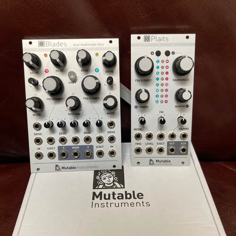 Mutable Instruments Display Demo Bundle- Blades Dual Multimode Filter and Plaits Oscillator image 1