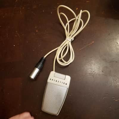 Shure XLR Wollensak Space Age B-162-4 Harp Mic 1956 Chrome / White image 2
