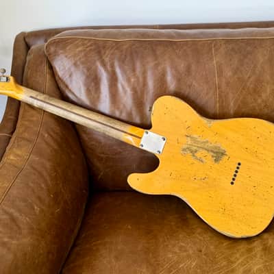 Fender Custom shop Telecaster 2015 - Heavy Relic Butterscotch image 3