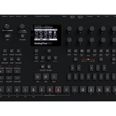 ELEKTRON ANALOG FOUR MKII BLACK SINTETIZZATORE ANALOGICO A 4 VOCI
