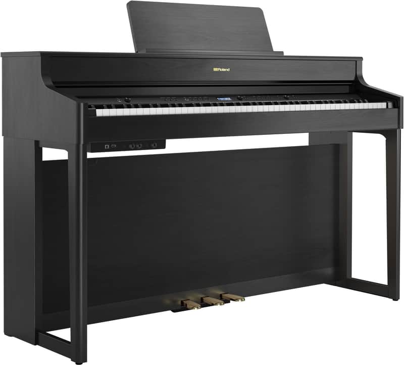 Roland HP702 88-Key Digital Upright Piano 2019 - Present - Charcoal Black image 1