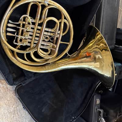 C. G. Conn 6D Double French horn. Made in USA image 7