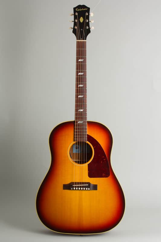 Epiphone  FT-79 Texan USA Flat Top Acoustic Guitar (2021), ser. #21681015, original hard shell case. image 1
