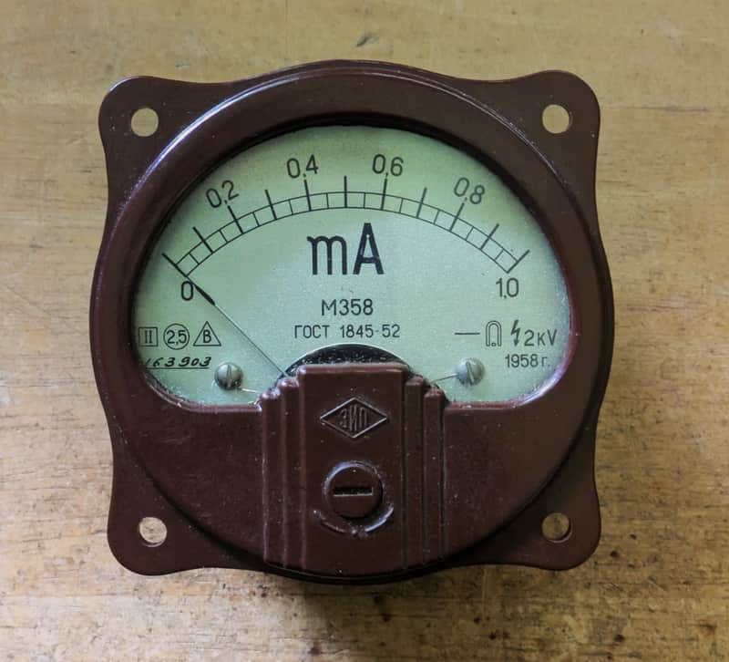 unkown russian 0-1mA DC