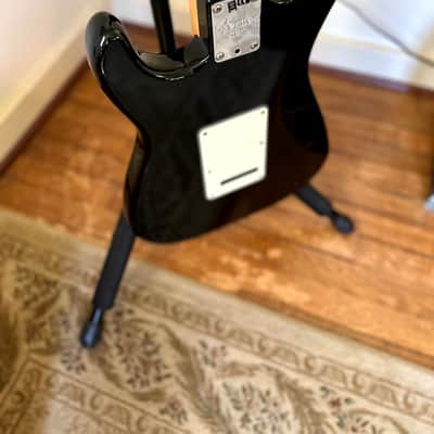 Fender American Stratocaster 2020 - Gloss Black / Locking Tuners / Strap Lock image 11