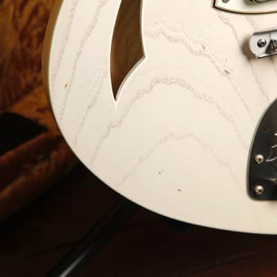 Novo Miris J Custom Mary Kaye White Electric Guitar image 8