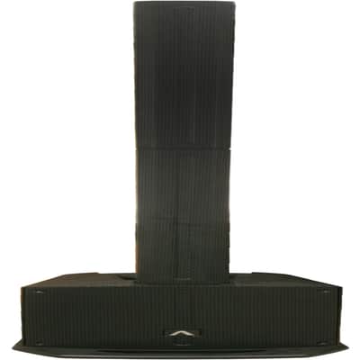 Immagine Avante Audio AS8 1000W Powered Line Array DJ PA Column Speaker+Sub/Mixer+Bag ADJ - 5