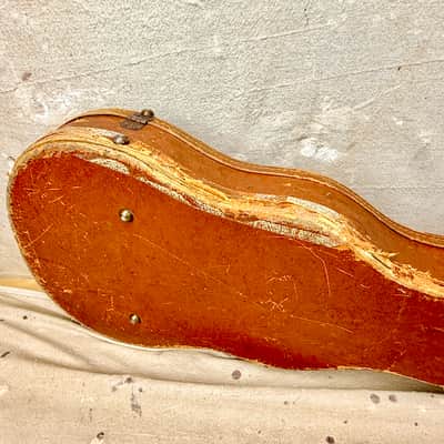 1950's Gibson Les Paul Guitar Case Brown-Pink Lifton 4 Latch Flat Top ~1952-1954 image 20