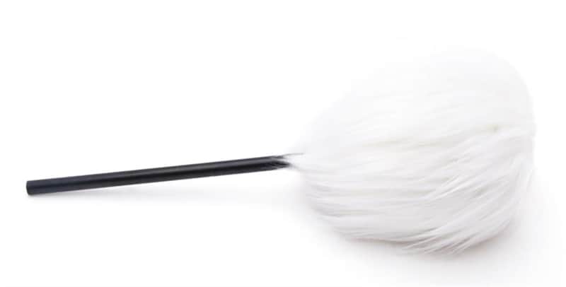 Danmar - 209W - Fuzzy Bass Drum Beater - White image 1