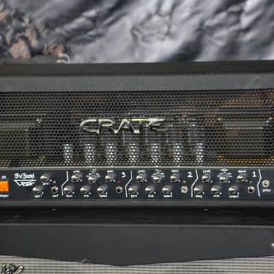 CRATE BV300H Blue Voodoo 300-Watts all tube powerhouse Guitar/Bass head*made at the old Ampeg factory/St.Louis/USA*excellent condition from our showroom*original user manual*clean channel=1969 SVT circuit!WOW! image 12