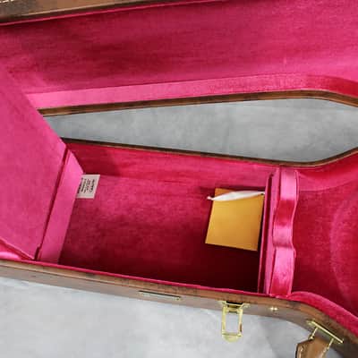 Gibson Lifton Historic "5-Latch" Brown/Pink Hardshell Case - Les Paul image 5