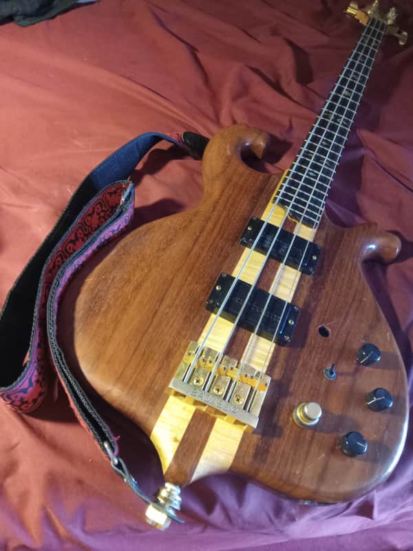 Olivo, Rare 80's, Alembic style, 1982-83 - Clear gloss finish over Padauk image 1