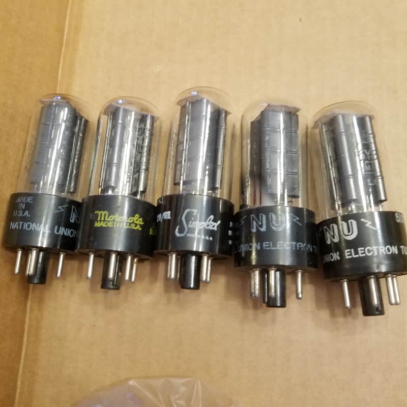 NU National Union ONE (1) 5Y3GT Rare tNOS AT1000 TESTED Vacuum Tube balanced 5Y3 1942-1952 image 1