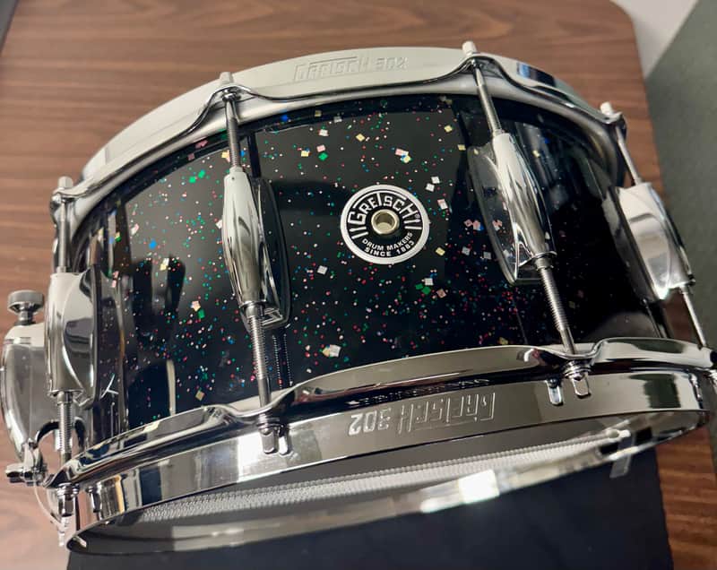 Gretsch GB6514S Brooklyn 6.5x14 Snare Drum - Mardi Gras image 1