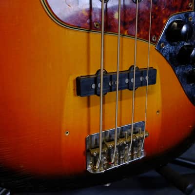 Used Fender 1965 Jazz Bass - 3 Color Sunburst image 14