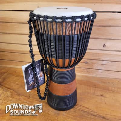 Meinl 10" Original African Style Rope Tuned Earth Djembe with Meinl Djembe Bag image 4