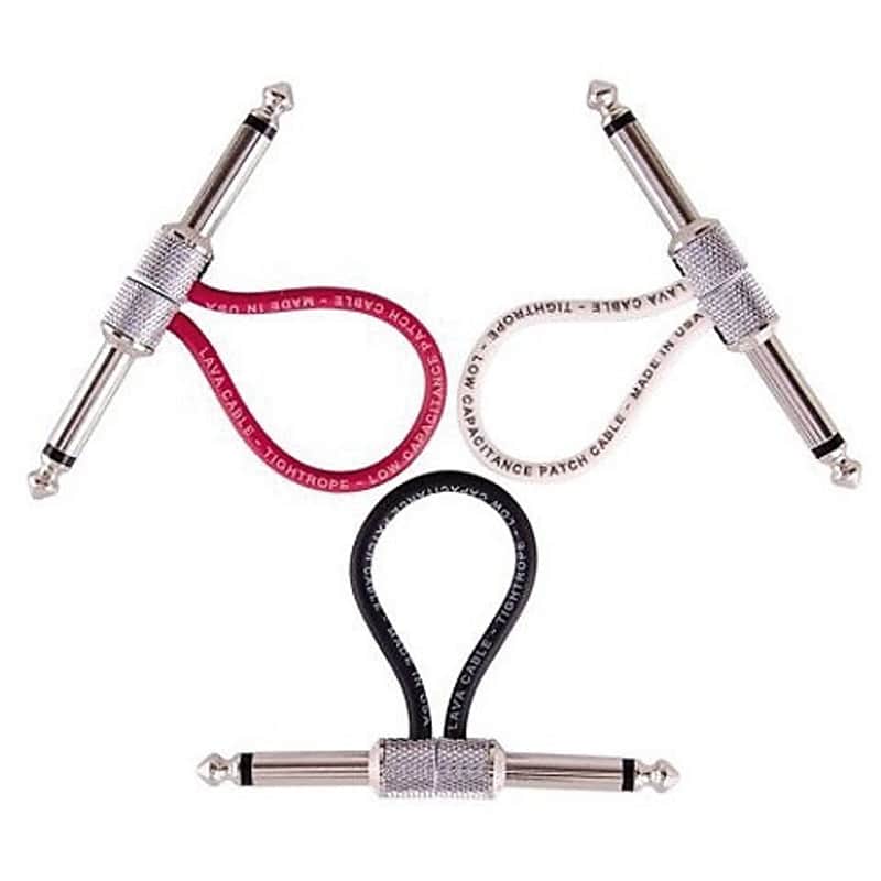 Pre Made 6" Lava Cable Tightrope Patch Cable - Black image 1