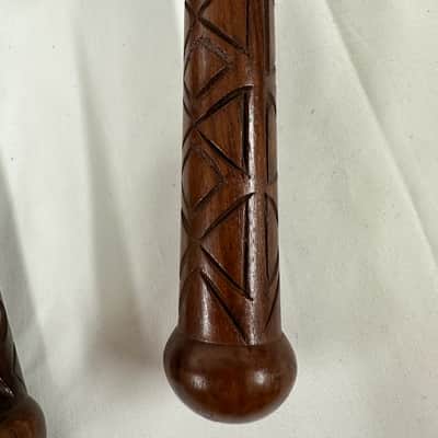 Hoof Rattles on Handles, 2-Piece, Native American Inspired, 10" Handles-NEW image 5