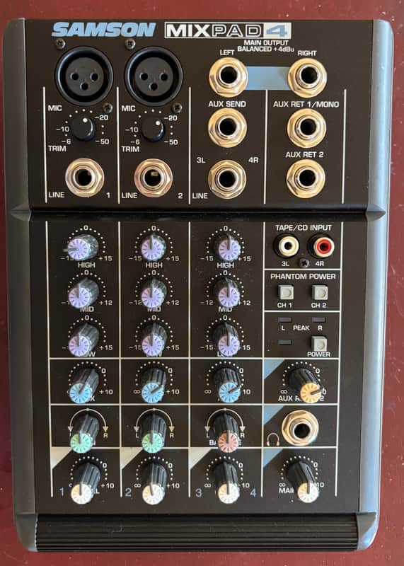 Samson MixPad 4 Compact Mixer image 1