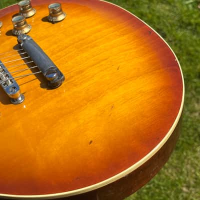 RARE 1973 Greco EG-360S Les Paul "Tobacco Burst" Pancake Body + Nylon Saddles + Alnico 2 Humbuckers (PRE-SERIAL MIJ MADE IN JAPAN Lawsuit Era) + GIG BAG image 20